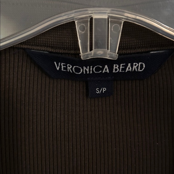 Veronica Beard Kearney Long Sleeved Polo Top Dark Umber (brown) size S NWOT - Picture 8 of 13